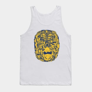 Navy Gold Metamorphosis Wave of Thoughts Tank Top